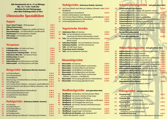 Menu photo 1 Asia Spezial Trung Bremen, HB