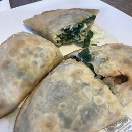 chive pockets (there's dried shrimp)