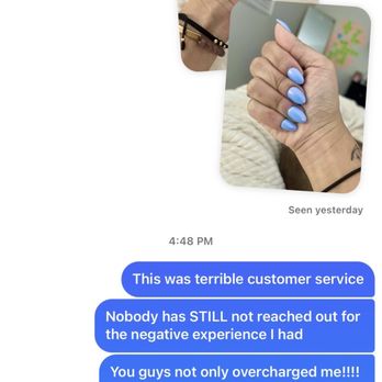 Lux Nails - I am highly disappointed.....STILL NO RESPONSE OR ACKNOWLEDGMENT FRM THEM. MY NAILS ARE HORRIBLE. - Nail Salons Near Me - Coral Springs, Florida Lux Nails - I am highly disappointed.....STILL NO RESPONSE OR ACKNOWLEDGMENT FRM THEM. MY NAILS ARE HORRIBLE. - Nail Salons Near Me - Coral Springs, Florida