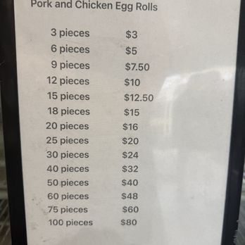 Phuc Loc Food To Go - Egg roll pricing 7/2025 - Vietnamese Near Me - Westminster, California