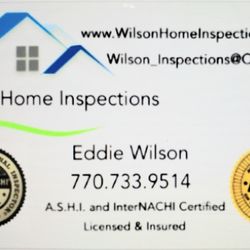 Wilson Home Inspections - Business Card
