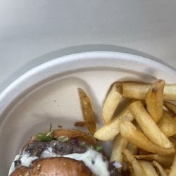 Perfectly Flavah'D Cafe - My burger!
