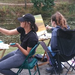 The Art Shoppe - Plein Air oil painting