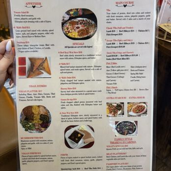 Enat Ethiopian Restaurant - Menu 4/4/26 - Ethiopian Near Me - Charlotte, North Carolina Enat Ethiopian Restaurant - Menu 4/4/26 - Ethiopian Near Me - Charlotte, North Carolina