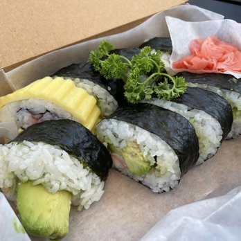 Sakae Sushi - California rolls + 1 tamago - Japanese Near Me - Gardena, California Sakae Sushi - California rolls + 1 tamago - Japanese Near Me - Gardena, California