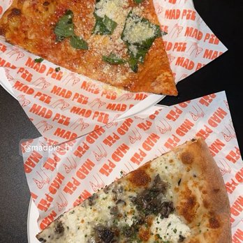 Mad Pie - Margh slice, Fungi slice - Pizza Near Me - Honolulu, Hawaii Mad Pie - Margh slice, Fungi slice - Pizza Near Me - Honolulu, Hawaii