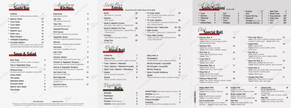Menu photo 1 Tanoshi Sushi Rockville Centre, NY Menu photo 1 Tanoshi Sushi Rockville Centre, NY
