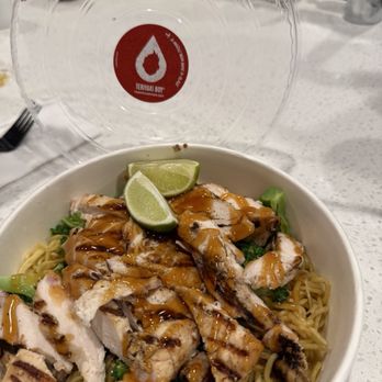 Teriyaki Boy - Build a Bowl double chicken breast with noodles and all broccoli - Asian Fusion Near Me - Las Vegas, Nevada