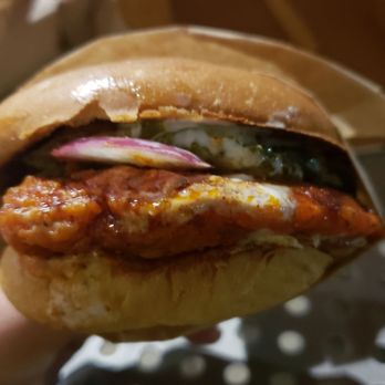 Market At Glen Mor - Spicy Louisiana chicken sandwich, pretty F'n good - Coffee & Tea Near Me - Riverside, California Market At Glen Mor - Spicy Louisiana chicken sandwich, pretty F'n good - Coffee & Tea Near Me - Riverside, California