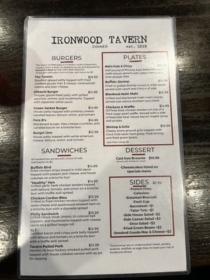 Menu photo 8 Ironwood Tavern Evans, GA Menu photo 8 Ironwood Tavern Evans, GA