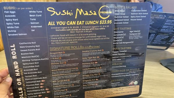 Menu photo 3 Sushi Masa Tampa, FL Menu photo 3 Sushi Masa Tampa, FL