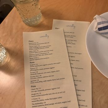 Cornelly - Menu - Italian Near Me - Seattle, Washington