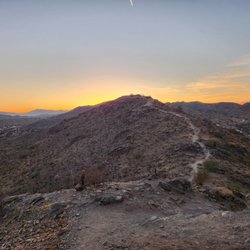 Pima Canyon South Mountain - Finding the path less traveled into the sunset