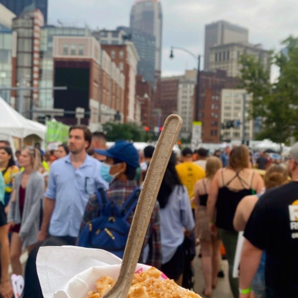 Picklesburgh - Millie's pickled peach and vanilla ice cream with waffle cone crumbs on top -- yum! - Festivals Near Me - Pittsburgh, Pennsylvania Picklesburgh - Millie's pickled peach and vanilla ice cream with waffle cone crumbs on top -- yum! - Festivals Near Me - Pittsburgh, Pennsylvania