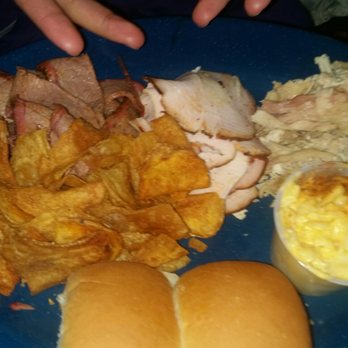 Central BBQ - 3 meat combo: turkey, brisket, chicken - Barbeque Near Me - Memphis, Tennessee
