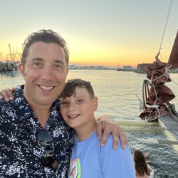 Sailing Montauk's Catamaran Mon Tiki - Little guy loved it