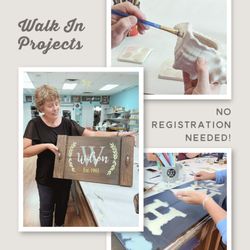 Hammer & Stain Mount Juliet - Walk in projects: ceramics, wood signs and so much more!