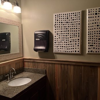 Blackbird Public House - More unisex bathroom decor - American Near Me - Denver, Colorado Blackbird Public House - More unisex bathroom decor - American Near Me - Denver, Colorado