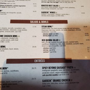 Yard House - Menu as of 3-3-20 - Bars Near Me - Roseville, California