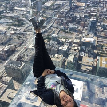 Skydeck Chicago - Just chilling (shared box) - Observatories Near Me - Chicago, Illinois Skydeck Chicago - Just chilling (shared box) - Observatories Near Me - Chicago, Illinois