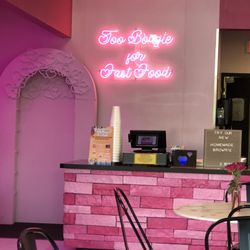 Two Sisters and a Deviled Crab - Pink ambiance