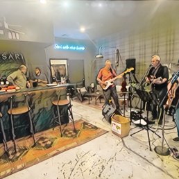 Super cool live music right in the wine bar.