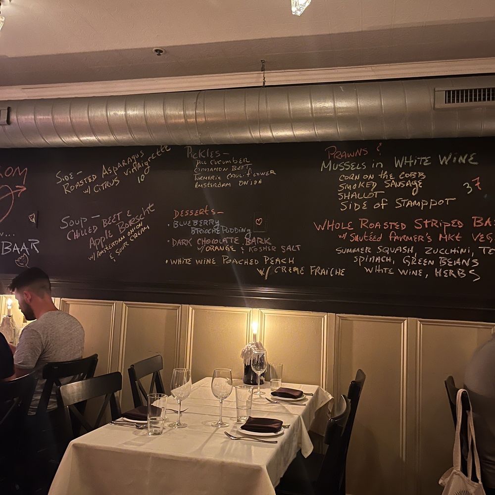 Dankbaar - a restaurant with a chalkboard menu on the wall - Modern European Near Me - Philadelphia, Pennsylvania Dankbaar - a restaurant with a chalkboard menu on the wall - Modern European Near Me - Philadelphia, Pennsylvania