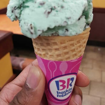 Baskin Robbins - a hand holding an ice cream cone - Ice Cream & Frozen Yogurt Near Me - Burtonsville, Maryland
