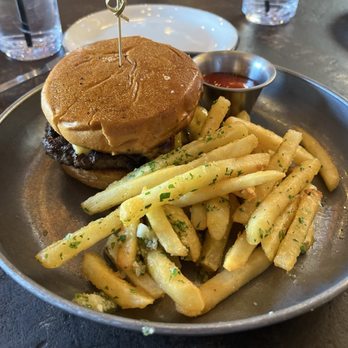 Dierks Bentley's Whiskey Row - The ever famous Craft Whiskey Burger & Garlic Fries. - New American Near Me - Scottsdale, Arizona Dierks Bentley's Whiskey Row - The ever famous Craft Whiskey Burger & Garlic Fries. - New American Near Me - Scottsdale, Arizona
