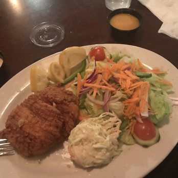 The Adams Pub - Fish n Salad (because fries hate me) - American Near Me - Quincy, Massachusetts