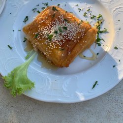 Taverna Rhodos - Saganaki mit Honig und Sesam