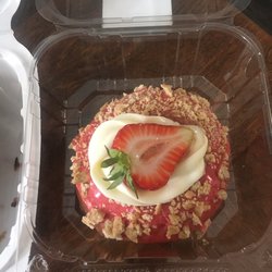 I think this is the strawberry cheesecake donut