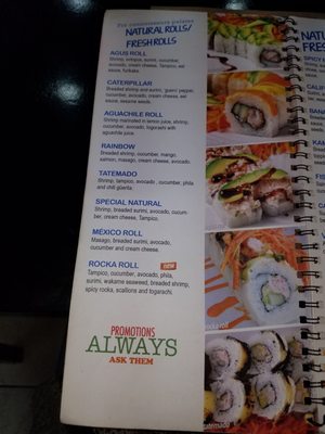Menu photo 7 Sushimi Tijuana, BCN