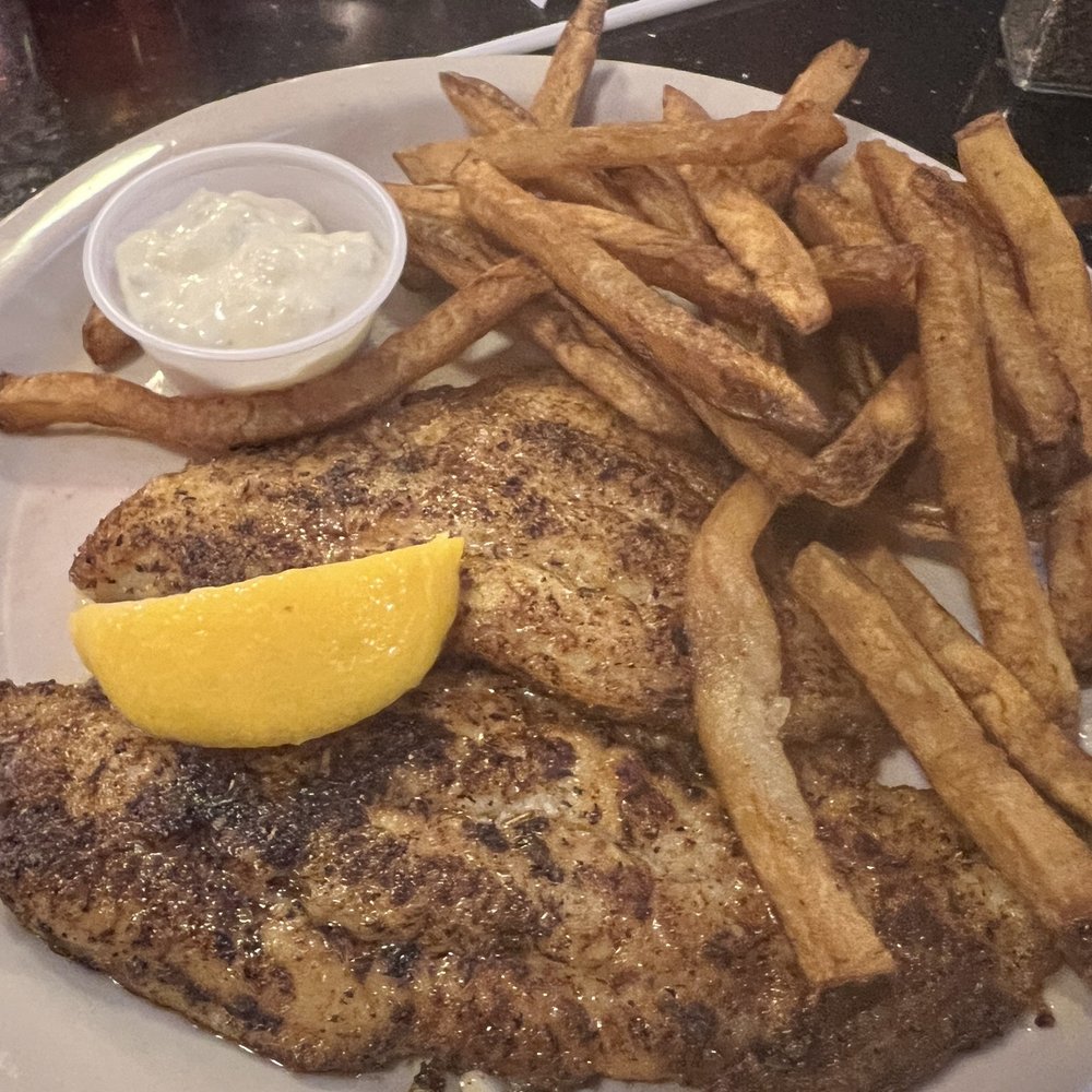 Two Frogs Grill - Cajun blackened catfish - American Near Me - Ardmore, Oklahoma Two Frogs Grill - Cajun blackened catfish - American Near Me - Ardmore, Oklahoma