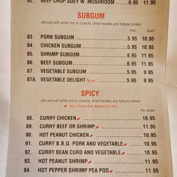 China Town Restaurant - Menu as of 1/18/2023 - Chinese Near Me - Milwaukee, Wisconsin China Town Restaurant - Menu as of 1/18/2023 - Chinese Near Me - Milwaukee, Wisconsin