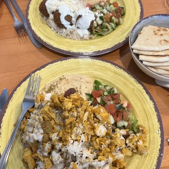 District Falafel - Chicken Shawarma Platter - Falafel Near Me - Bethesda, Maryland