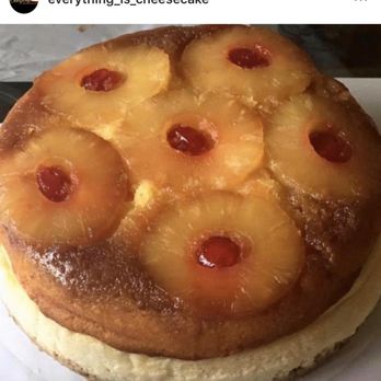 Everything is Cheesecake - Pineapple Upside Down Cheesecake with Cake - Desserts Near Me - Lansing, Michigan
