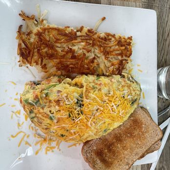 My Cafe - Garden Veggie omelette. - Breakfast & Brunch Near Me - Flower Mound, Texas
