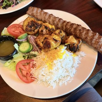 Kabob Grill - Boneless Chicken Kabob and Beef Koobideh Combo - Mediterranean Near Me - Lake Forest, California Kabob Grill - Boneless Chicken Kabob and Beef Koobideh Combo - Mediterranean Near Me - Lake Forest, California