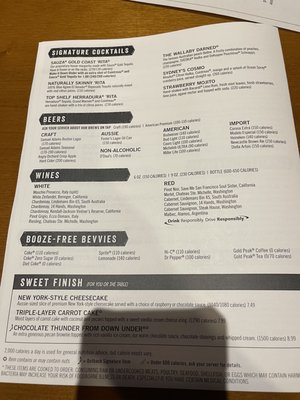 Menu photo 4 Outback Steakhouse Boise, ID