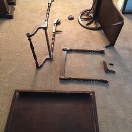 Family heirloom broken by Mayflower. Family heirloom broken by Mayflower.