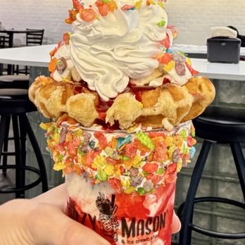 The Crazy Mason - "Top of the Morning" - Ice Cream & Frozen Yogurt Near Me - Homestead, Pennsylvania The Crazy Mason - "Top of the Morning" - Ice Cream & Frozen Yogurt Near Me - Homestead, Pennsylvania