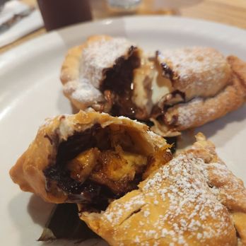 Valencia Cocina - Plantains with chocolate empanada and Nutella with cream cheese empanada - Latin American Near Me - Norwalk, Connecticut