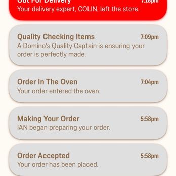 Domino's Pizza - Timing of order - Pizza Near Me - Dunkirk, Maryland Domino's Pizza - Timing of order - Pizza Near Me - Dunkirk, Maryland