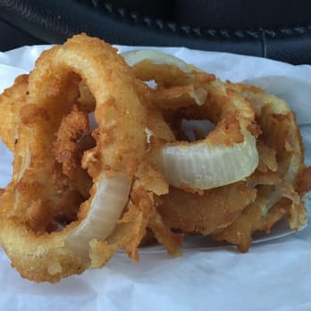 Hires Big H - These were the rings before I touched them. A moment later there was no breading left on them. It simply fell off leaving half cooked onion. - Burgers Near Me - Midvale, Utah Hires Big H - These were the rings before I touched them. A moment later there was no breading left on them. It simply fell off leaving half cooked onion. - Burgers Near Me - Midvale, Utah