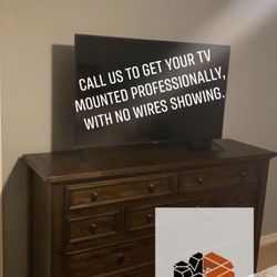 Media Connections - Before we professionally mounted tv.