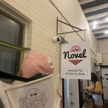Novel Ice Cream - Straight up strawberry and bourbon caramel so goood - Ice Cream & Frozen Yogurt Near Me - Mesa, Arizona Novel Ice Cream - Straight up strawberry and bourbon caramel so goood - Ice Cream & Frozen Yogurt Near Me - Mesa, Arizona