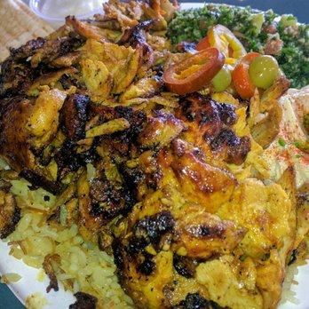 Kabab Crush - Chicken shawerma with hummus and tabbouleh! - Mediterranean Near Me - Corona, California Kabab Crush - Chicken shawerma with hummus and tabbouleh! - Mediterranean Near Me - Corona, California