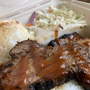 Ma'ona Lunch Counter - BBQ smoked brisket, $12.95 - Burgers Near Me - Keaau, Hawaii