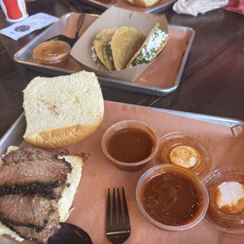 Smoque BBQ - Wet brisket sandwich and brisket tacos - Barbeque Near Me - Chicago, Illinois Smoque BBQ - Wet brisket sandwich and brisket tacos - Barbeque Near Me - Chicago, Illinois